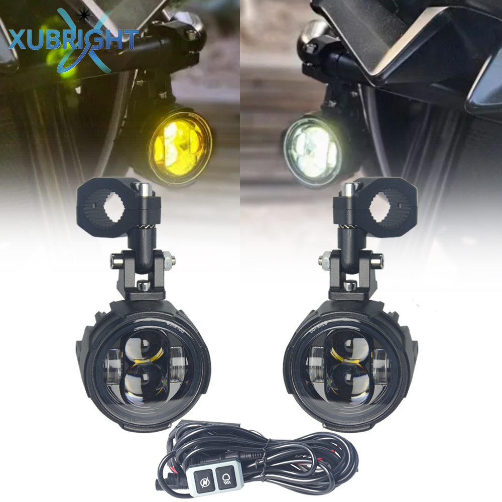 Badminton Flash - Paar 100W motorfietskoplamp mistlampen led extra