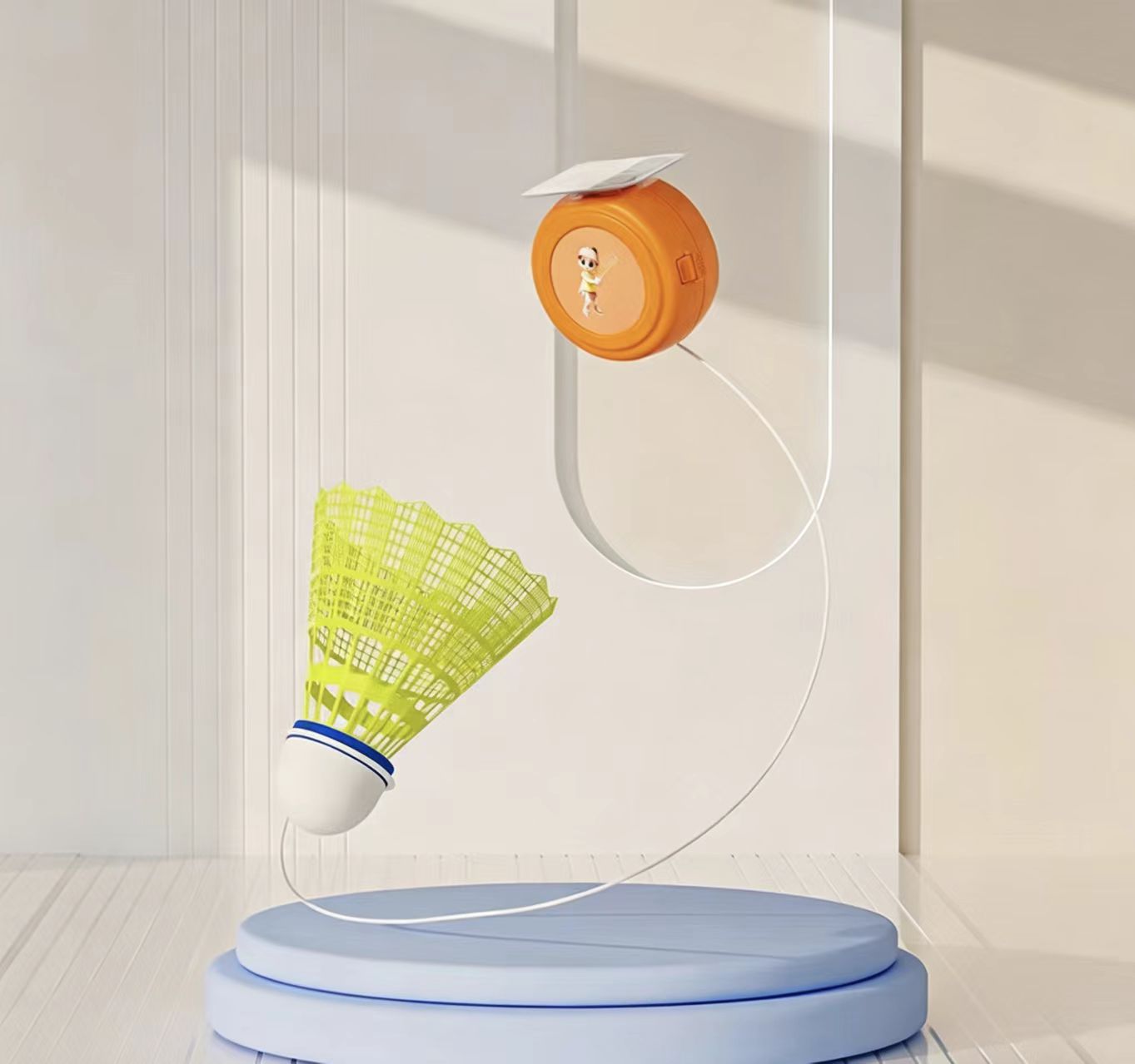 Badminton Rank - Automatische badminton trainer solo oefenrebounder intrekbaar