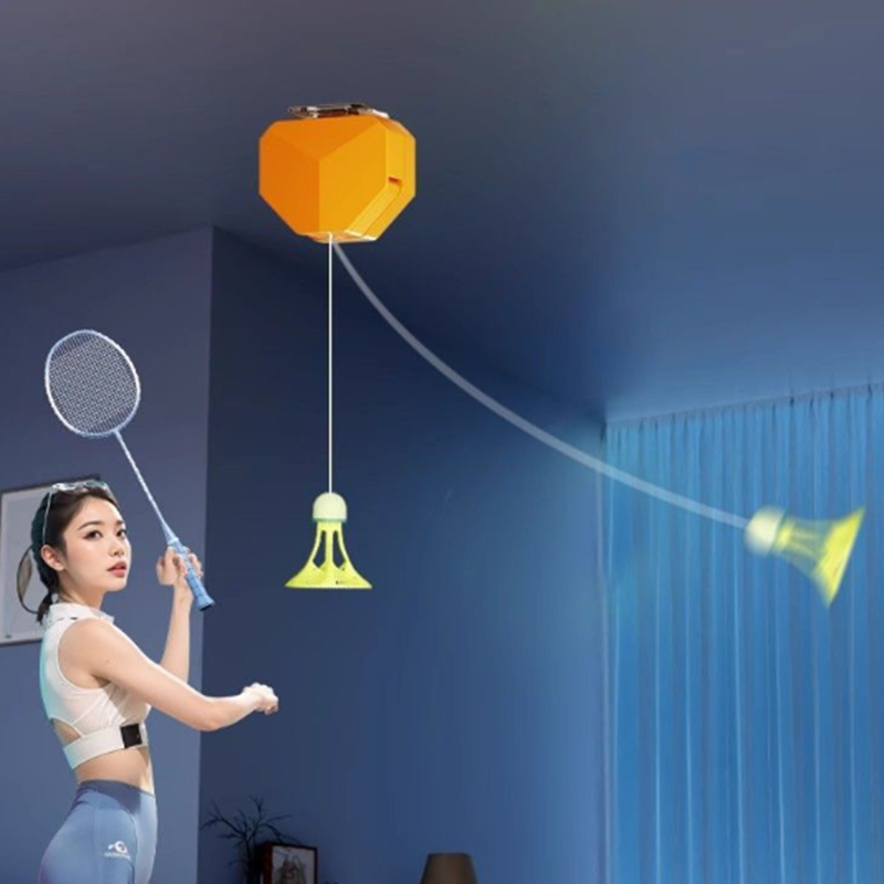 Badminton Rebound Trainer - Verstelbare rebound badmintontrainer, enkelvoudig oefenapparaat voor