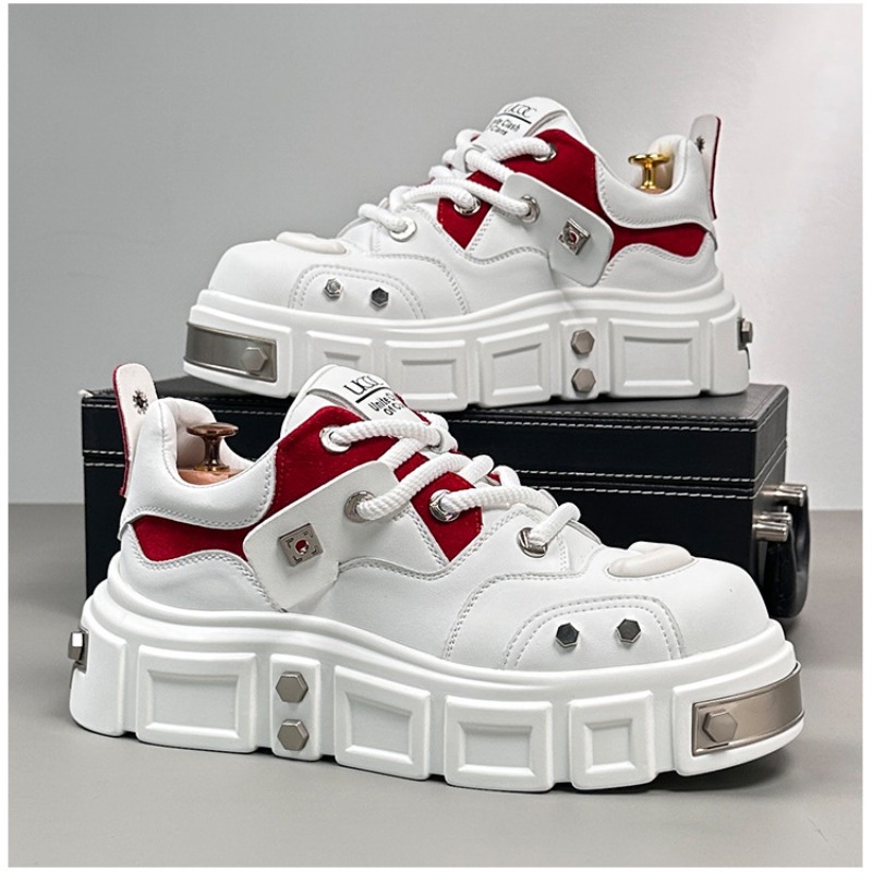 Badminton Shoes - Herenschoenen Herfst Winter Casual Skateboard Lederen