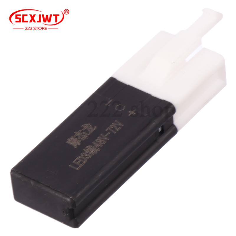 Badminton Flash - 48-72V 3-pins waterdicht knipperrelais IP67 voor