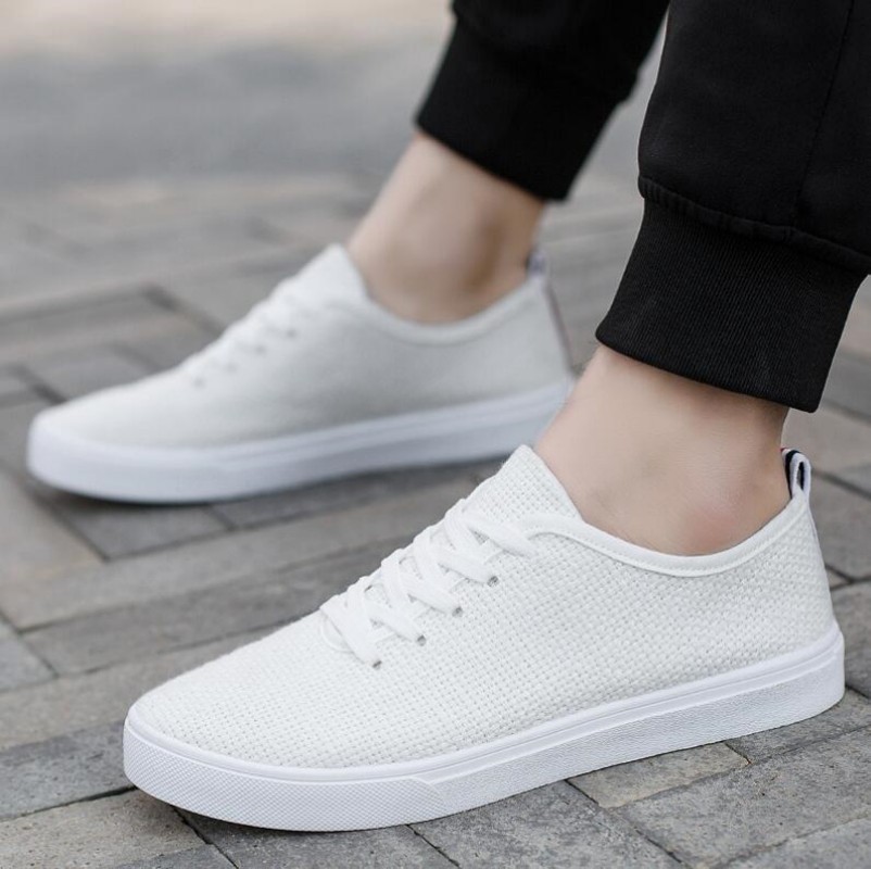 Badminton Shoes - Canvasademende Mesh Herenschoenen Trendy Lichtgewicht Walking
