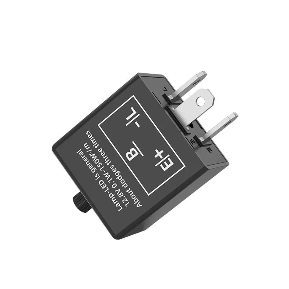 Badminton Flash - 12v 3-pins verstelbare LED-knipperrelais motorfiets richtingaanwijzers