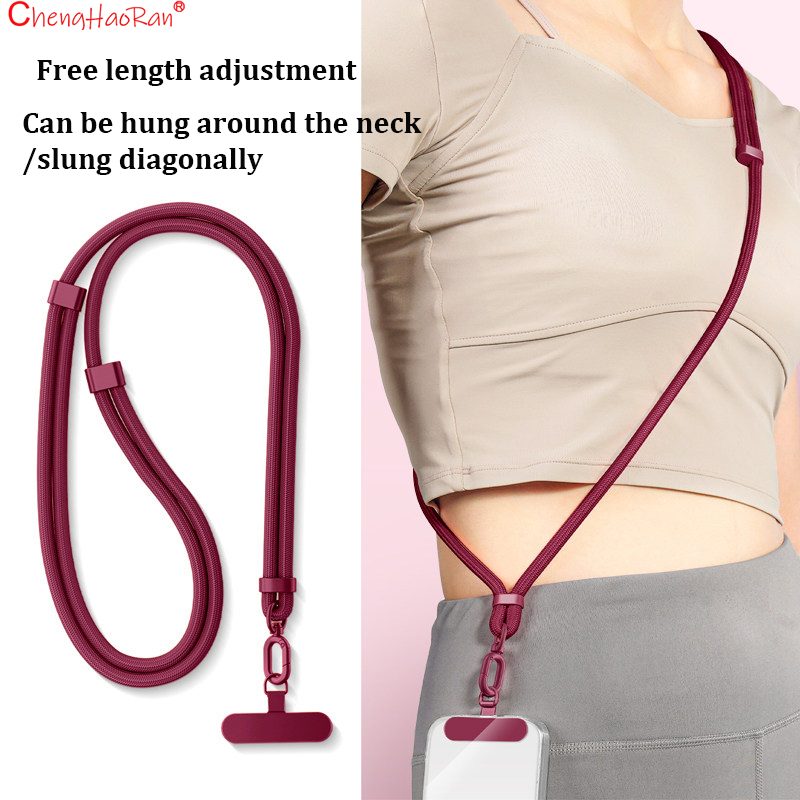 String Tension Clip - 1PC Universele verstelbare telefoonkoord Crossbody-kettingriem Telefoonhoesje