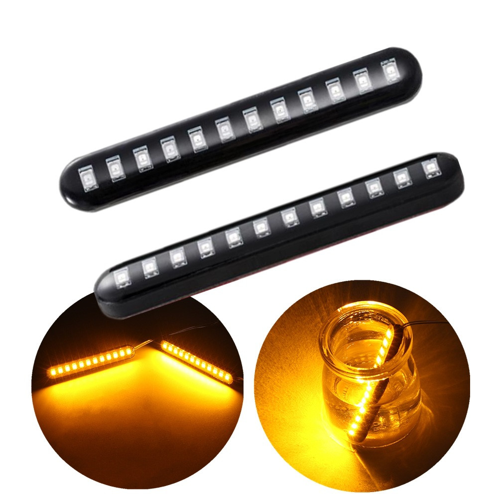 Badminton Flash - 2 Stuks 12 Led Moto Signaallichten
