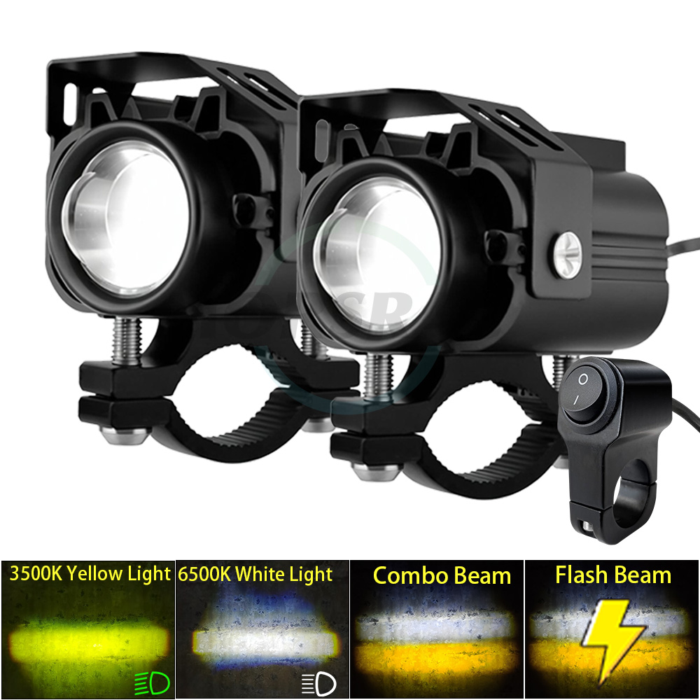 Badminton Flash - Extra Led-verlichting Voor Motorfiets Koplampen Lampen