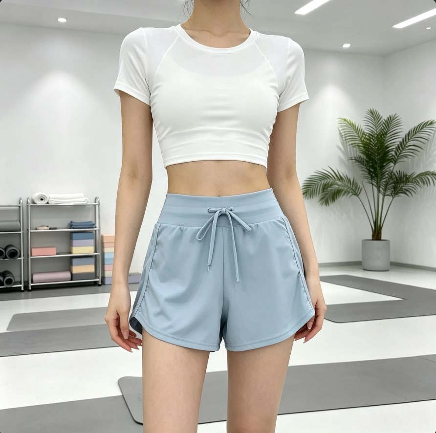 Badminton Rank - Fitnessbroeken Yoga twee-in-één shorts Sportshorts Badminton