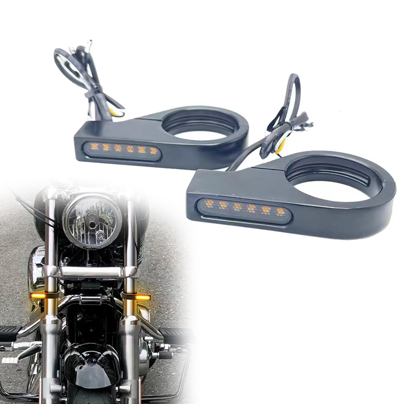 Badminton Flash - Aluminium Motorfiets Front Led Richtingaanwijzer Amber