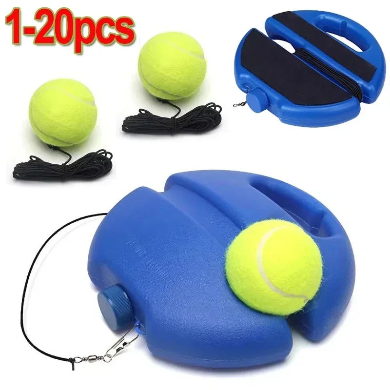 Badminton Rebound Trainer - Professionele tennistrainingspartner Rebound-oefenbal met 4m elastische