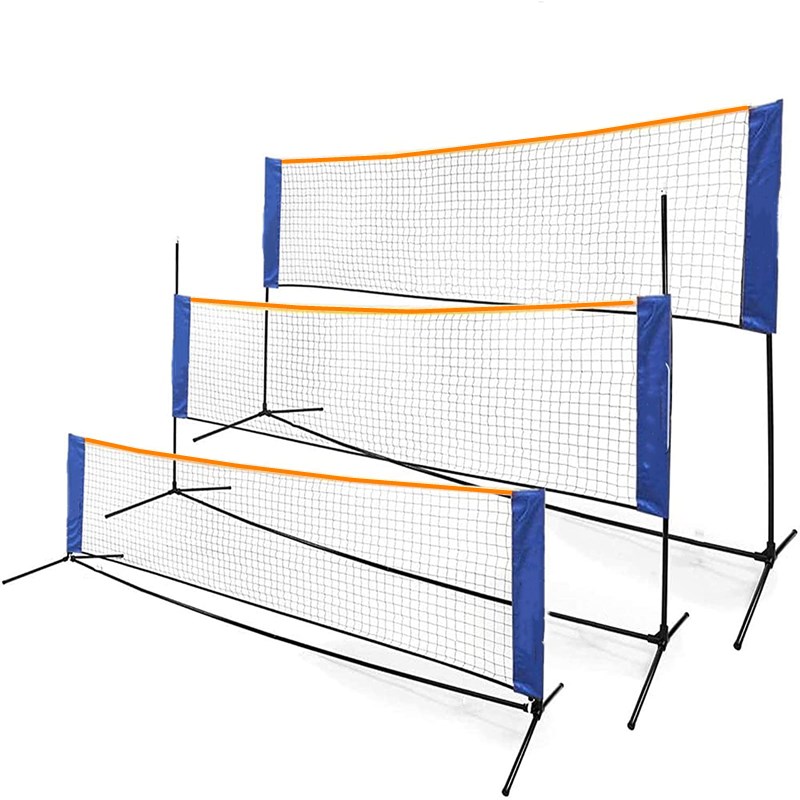 Badminton Rebound Trainer - Draagbare Verstelbare Hoogte Badminton Netto Rack