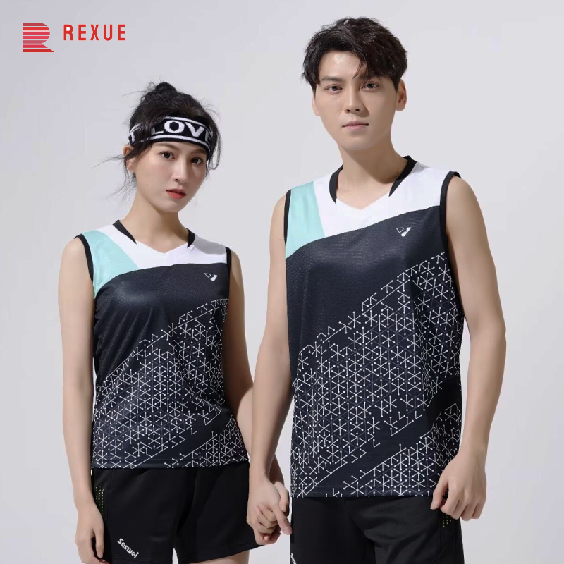 Badminton Rank - Heren Mouwloos Tennisshirt 2023 Badminton Vest