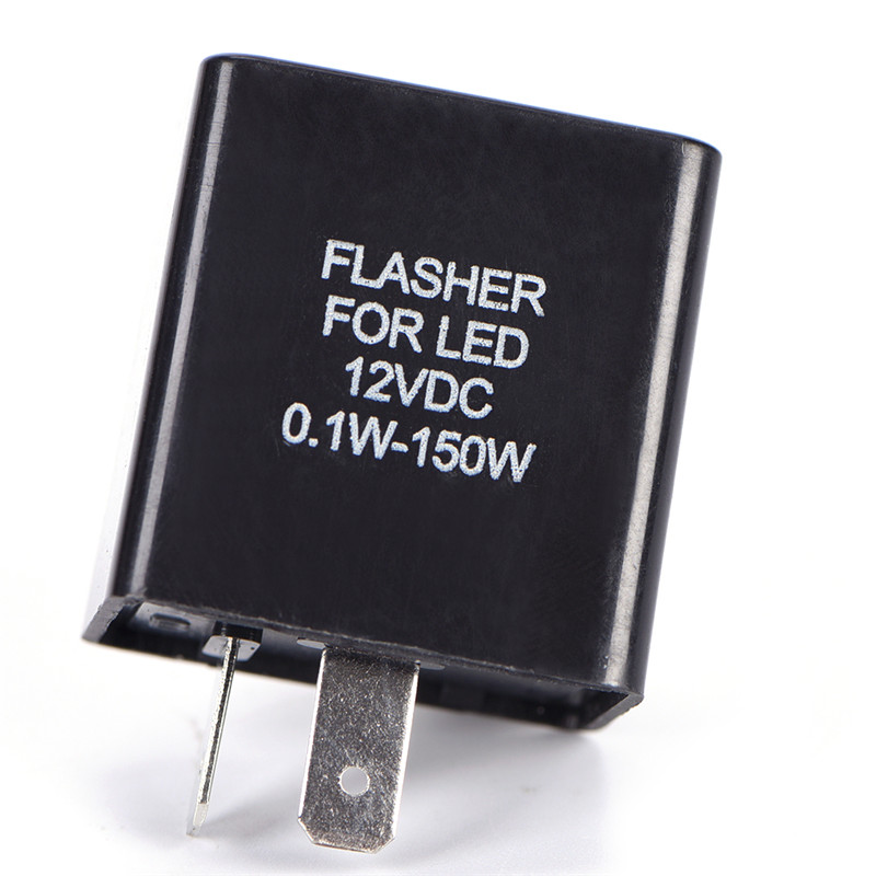 Badminton Flash - 12V 2-pins motorfiets knipperlicht, verstelbare elektronische