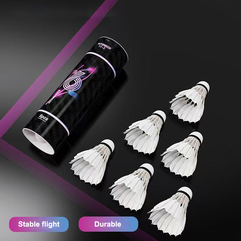3/6 stuks witte ganzenveren ba - Badminton Shuttlecock recensie en prijs