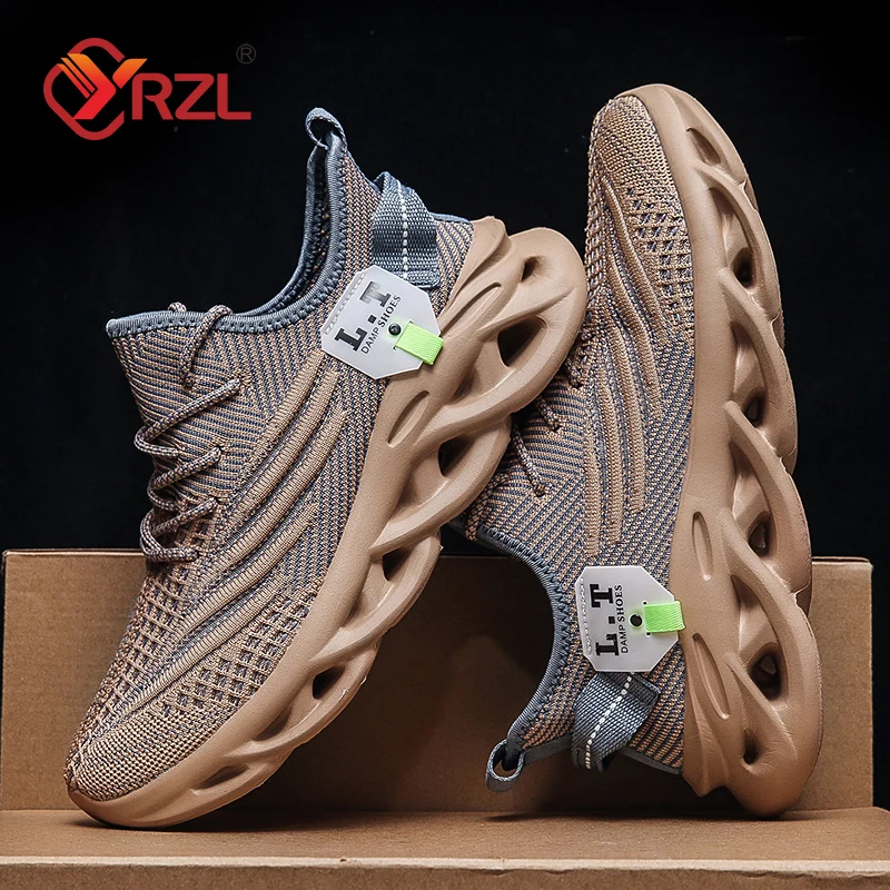 YRZL Heren Sport Running Zwart - Badminton Shoes recensie en prijs