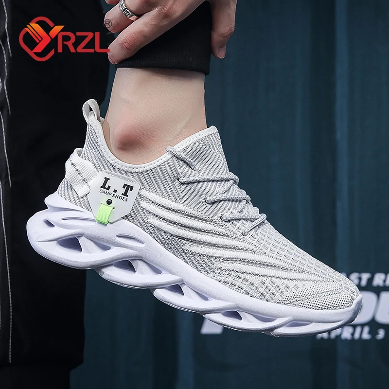 YRZL Heren Sport Running Zwart - Badminton Shoes recensie en prijs